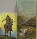 Two Unframed Oil Paintings