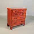 Baker mahogany bachelors chest