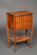 Louis XVXVI Style Tulipwood Parquetry Inlaid Side Table