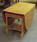 Colonial Revival Maple Dropleaf Gateleg Dining Table