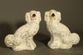 Pair of Staffordshire Pottery Spaniels