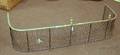 Brass and Wire Fireplace Fender