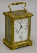 French Brass Carriage Clock