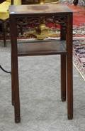 Chinese Carved Hardwood Stand
