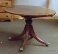 Georgianstyle Oval Inlaid Mahogany Tilttop Breakfast Table