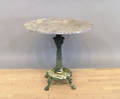 Marble top patio table