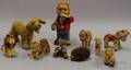Nine Small and Miniature Steiff Animals and a BatteryOperated Charlie Weaver