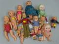 Group of Fourteen Celluloid Dolls