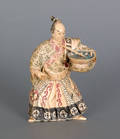 Shibayama carved ivory figure of a samurai late 19th c
