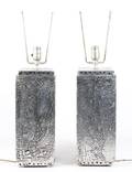 Marvin Arenson Aluminum Sheathed Table Lamps