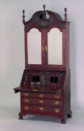 Pennsylvania Queen Anne mahogany secretary ca 1765