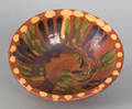 Pennsylvania redware bowl 19th c