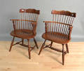 Pair of Duckloe Bros windsor armchairs