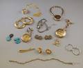Small Group of Gold and Goldfilled Estate Jewelry