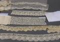 Six Assorted Needle and Bobbin Lace Trims and Flounces