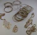 Small Group of Assorted Mostly Silver Bangles