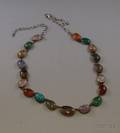 Sterling Silver and Hardstone Necklace