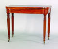 Regency mahogany card table early 19th c