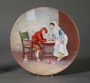 Handpainted Earthenware Charger