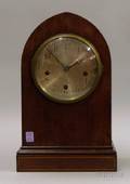 Mahogany Quarter Chiming Mantel Clock