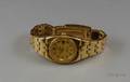 Vintage Ladys Omega Constellation 18kt Gold Automatic Chronometer Bracelet Wristwatch