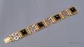 14kt Bicolor Gold and Onyx Bracelet