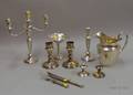 Group of Sterling and Silver Plated Serving Items