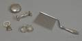 Small Group of Silver and Silver Plated Accessories