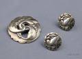 Sterling Silver Brooch and Earrings Georg Jensen
