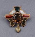 Antique Scottish Agate PendantBrooch