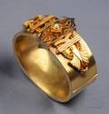 Victorian 14kt Bicolor Gold Bangle
