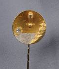 Antique 18kt Gold and Diamond Hot Air Balloon Stickpin