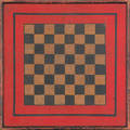 American painted gameboard 19th c