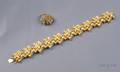 18kt Gold and Diamond Bracelet and Ring
