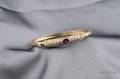 14kt Gold Ruby and Diamond Bracelet