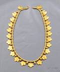 Antique 18kt Gold Fringe Necklace Rome