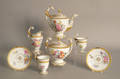 Dresden painted porcelain tea service