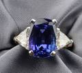 Tanzanite and Diamond Ring