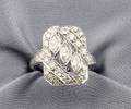 Art Deco Platinum and Diamond Ring