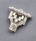 Art Deco Platinum and Diamond Clip