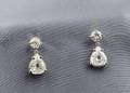 Platinum and Diamond Earpendants