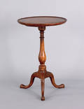 Pennsylvania curly maple candlestand late 18th c