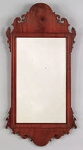 Chippendale mahogany looking glass ca 1800