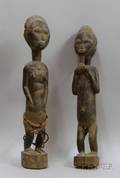Two Carved African Fertility Figures