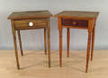 Two Sheraton walnut 1drawer stands