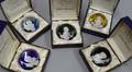 Five Baccarat Sulfide Paperweights
