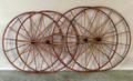 Four carriage wheels