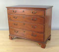 Pennsylvania Chippendale walnut chest of drawers