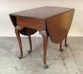 Queen Anne style mahogany dropleaf table