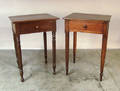 Two Sheraton pine 1drawer stands